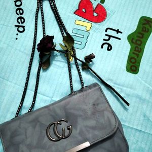 GUCCI Sling Bags In Grey !