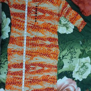 Shibori Print Pure  Soft Cotton Kurti