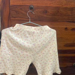 T-shirt and Shorts Floral Set