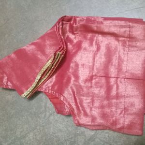 Red With Gold Shine Blouse