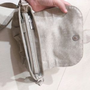 Beige Sling Bag