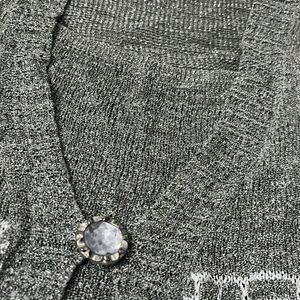 Women Grey Top With Attached Shrug(for Winters)