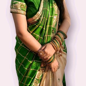 Green Wedding Saree