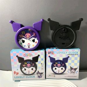 Cute Kuromi Table Clock - 1 Piece - Purple