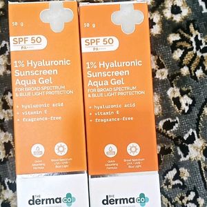 Pack Of 4 ❤️ Derma Co Sunscreen And Facewash 😍