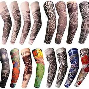 Tattoo Printed Gloves For Riders