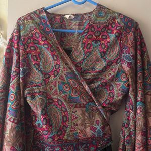 Wrap Multicoloured Shrug