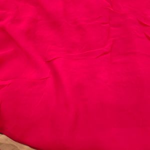 A Pinky Rose Saree