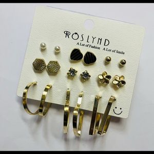 9 Pairs Earrings Set