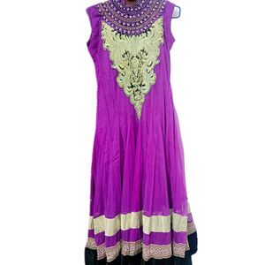 Embroidery Design Anarkali Kurta Set