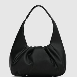 Miraggio Hobo Shoulder Bag Black