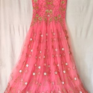 Pink Ethnic Gown