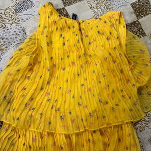 Beautiful Yellow Girls Dress