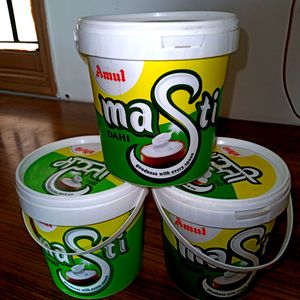 Set Of 3 MT Amul Masti Container With Handle
