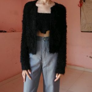 Dior Inspired Faur Cardigan