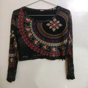 Mandala Boho Crop Top