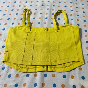 Yellow Spaghetti Top