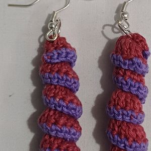 Red Lavender Spirals