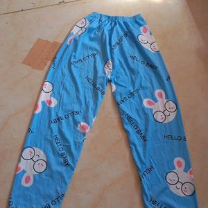 Blue Printed Pyjama