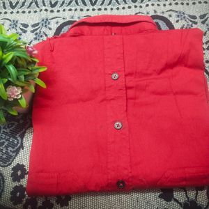 Red Clr Shirt For Men