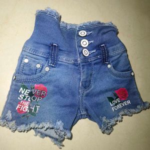 Baby Short Denim Pant