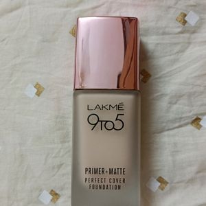 (TESTER) LAKME prime + Matte Perfect Cover Foundat