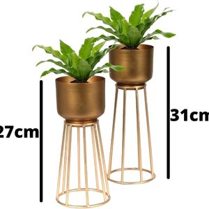 New Planters for Living Room Set of 2 With Stand