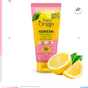 Korean Vit C Sunscreen - Pure Origin ✨