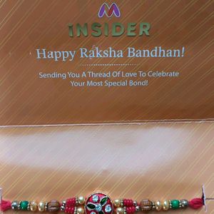 Stone Petaled Rakhi For Raksha Bandhan