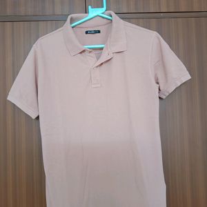 Men's Zudio Polo Peach Tshirt