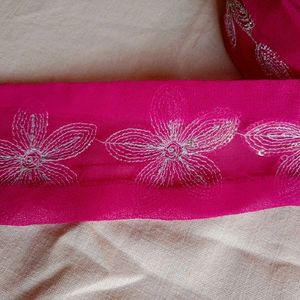Golden Sequence Pink Lace / Border
