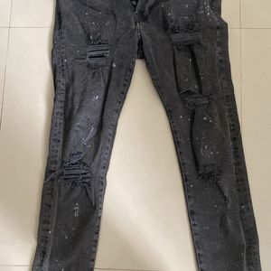 H&M New Ripped Skinny Denim Jeans