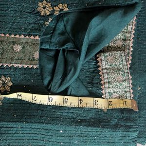 Embroided Kurta Pant With Dupatta Like New