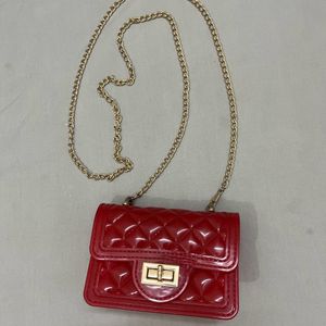 Red Mini Sling Bag