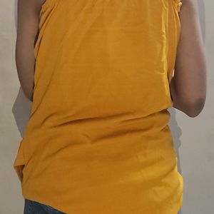 Mustard Cami Top