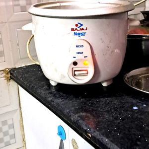 Bajaj Rice Cooking.