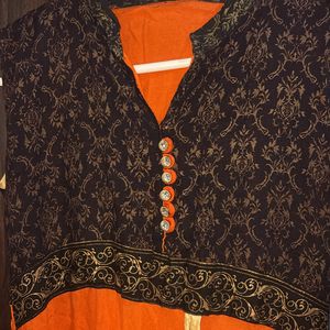 Orange Kurta