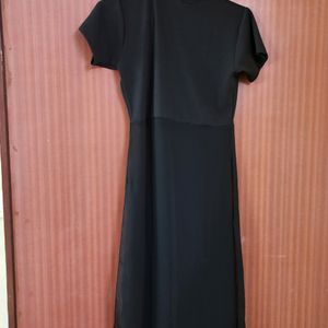 Black Sheer Kurta With Lining On Top