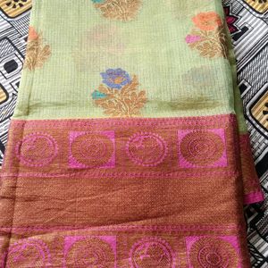 Beautiful Chanderi Silk Saree🤩