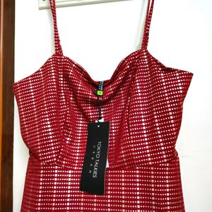 New With Tag! Red Party Dress