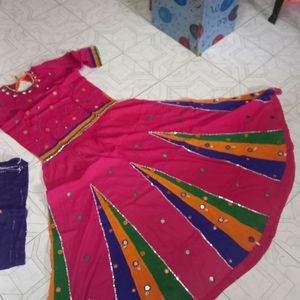 Pink Chaniya CHOLI