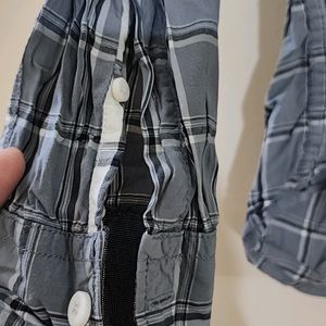 Grey Formal check Shirt