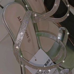 MARC LOIRE Box Heels With Diamond Strips