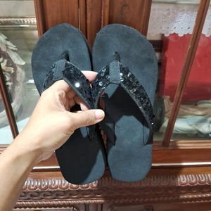 Black Flip Flop For Women & Girls