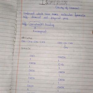 IIT/Jee Organic Chemistry Class 11th&12th Notes