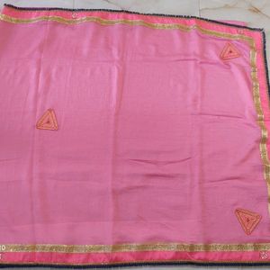 🦋🌸New Pretty Pink Saree🌸🦋