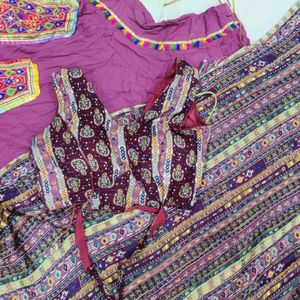 Muave Chaniya Choli Set