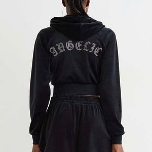 H&M Velour Zip Hoodie Jacket