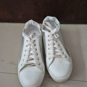 White Transparent Shoes