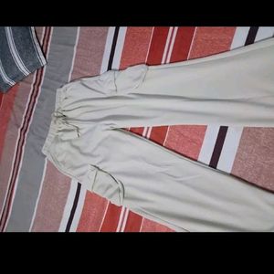 Beige Cargo Trousers